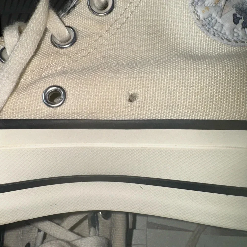 Chuck Taylor All Star Summer Fest Platform Sneaker‎ Cream With Tie Dye Size 5.5